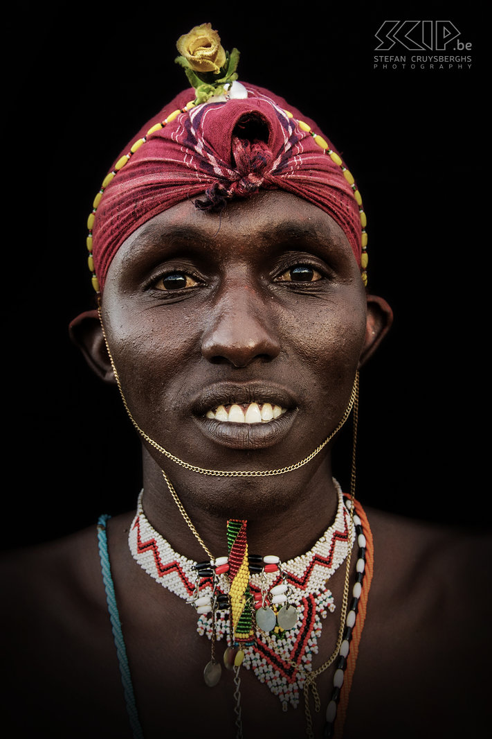 Suguta Marma - Samburu moran Closeup of a Samburu moran. Most Samburus are very friendly people and it was a wonderful experience to discover many aspects of the traditions and culture. Stefan Cruysberghs